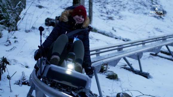 This family built an alpine coaster