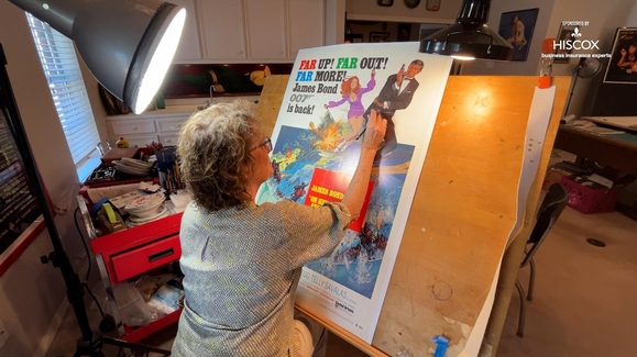 Katy, TX couple bringing Movie Magic to life through poster restoration.