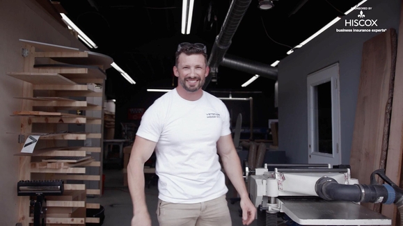 Veteran Mike Legregni helps other businesses thrive with his company Veteran Wood Co.