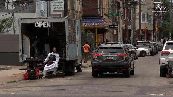 Barber in Philadelphia brings full-service cuts to customers from customized box truck