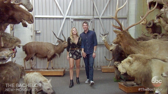 The Bachelor Week 8 Sneak Peek: Kendall Shares Taxidermy with Arie