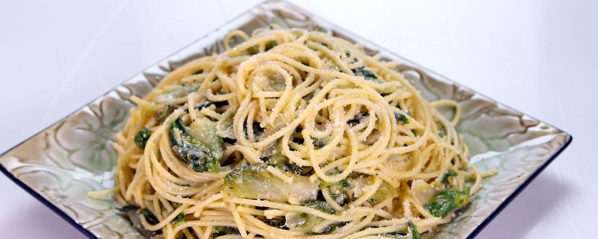 Caesar Spaghetti Recipe | The Chew - ABC.com
