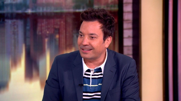 Jimmy Fallon talks friendship with Anna Wintour and performing at 'SNL 50'
