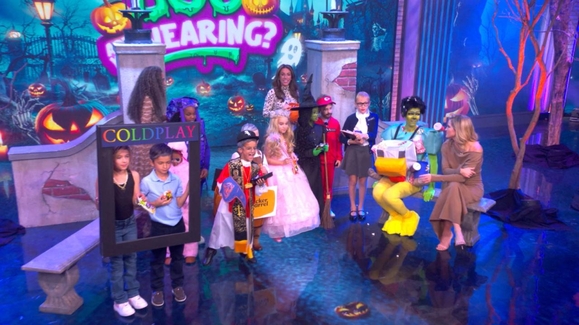 The kids of 'The View' show off their Hot Topic Halloween costumes