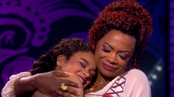 Kandi Burruss and Gianna Harris of Broadway's 'and Juliet' perform 'Perfect'