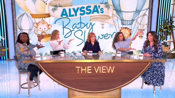 Celebrating Alyssa Farah Griffin's baby shower on 'The View'
