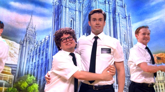 'The Book of Mormon' cast performs 'Two by Two' to celebrate 15th anniversary