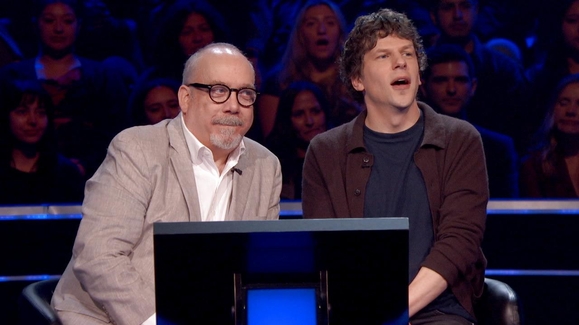 In the Hot Seat: Jesse Eisenberg & Paul Giamatti; Krysten Ritter & Sarah Shahi