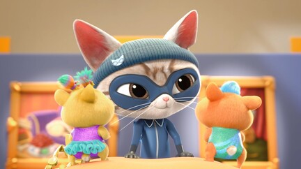 スーパーキャット キティジニー スーパーキティ ディズニー Disney Junior Super Kitties ディズニー ジュニア スーパーキティー スーパーワイルド ジニー ぬいぐるみ 18cm おもちゃ プレゼント Just Play スーパー キティ Ginny マート