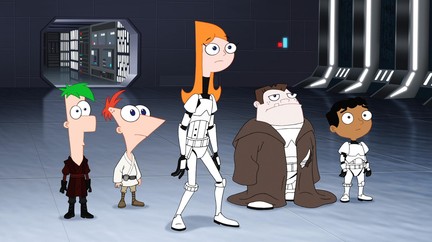 fineasz i ferb star wars
