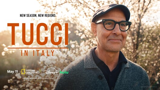 "Tucci in Italy" Season 2 premieres MAY 11 on National Geographic. All episodes streaming MAY 12 on Disney+ and Hulu.