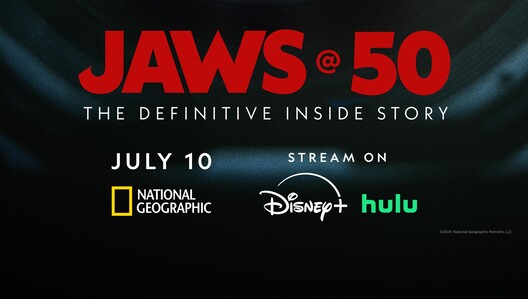 "Jaws @ 50: The Definitive Inside Story" premieres on National Geographic Thursday, July 10. Stream on Hulu & Disney+.