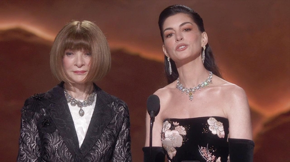 Anne Hathaway and Anna Wintour Present Costume Design