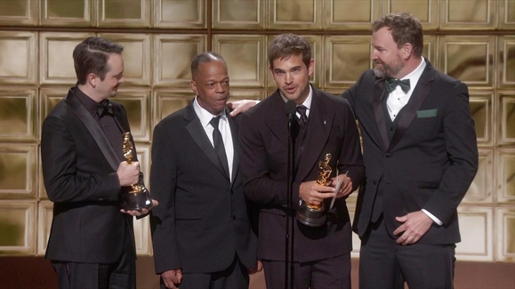 THE SINGERS Accepts the Oscar for Live Action Short Film