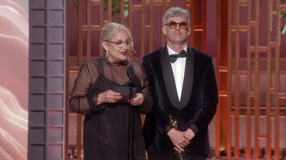 FRANKENSTEIN Accepts the Oscar for Production Design