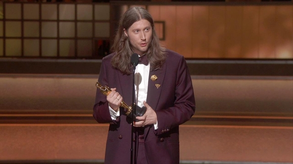 SINNERS Accepts the Oscar for Music (Original Score)