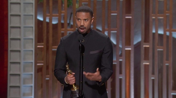 Michael B. Jordan Accepts the Oscar for Actor in a Leading Role